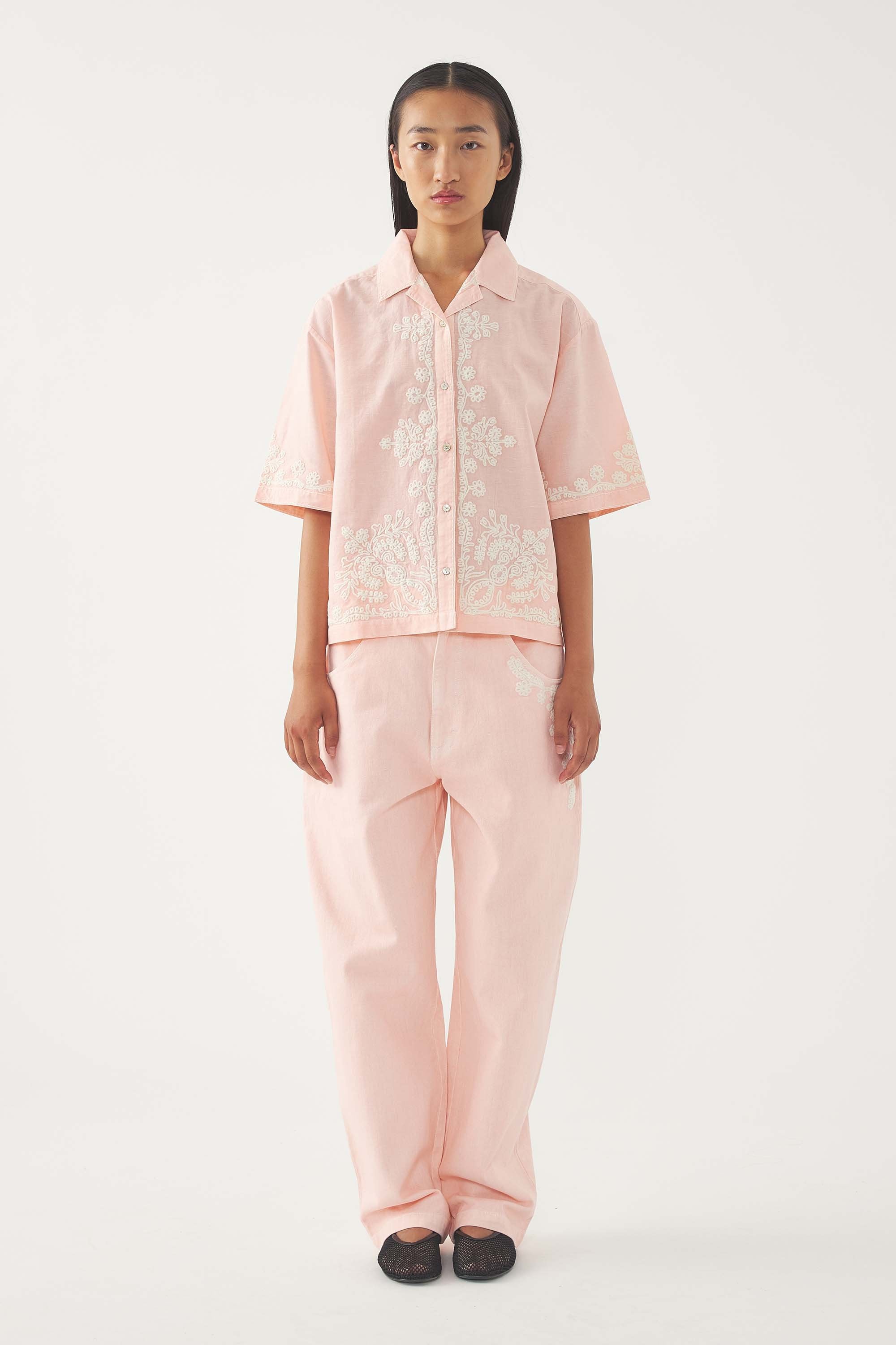 Chemise brodée Adonis