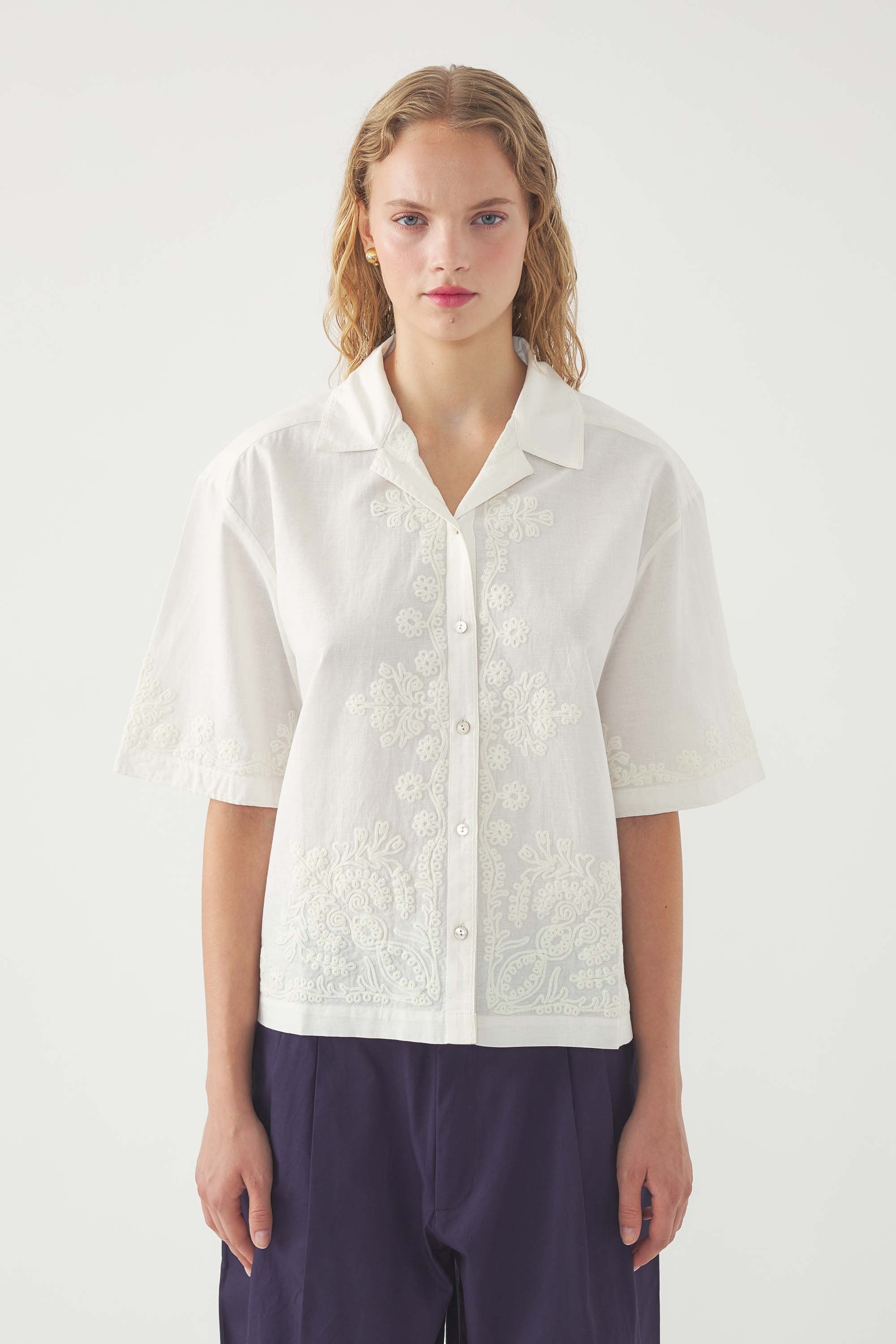 Chemise brodée Adonis