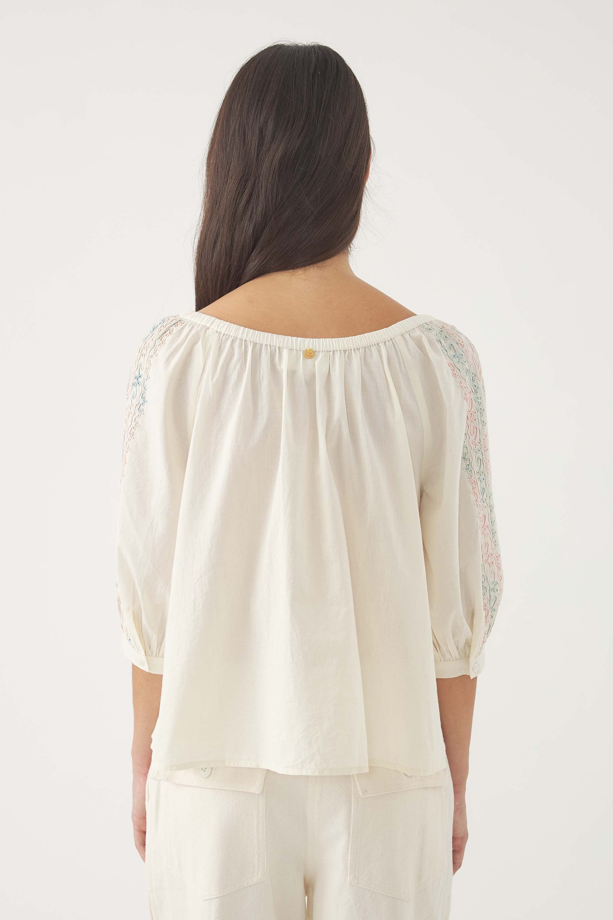 Blouse brodée Alex