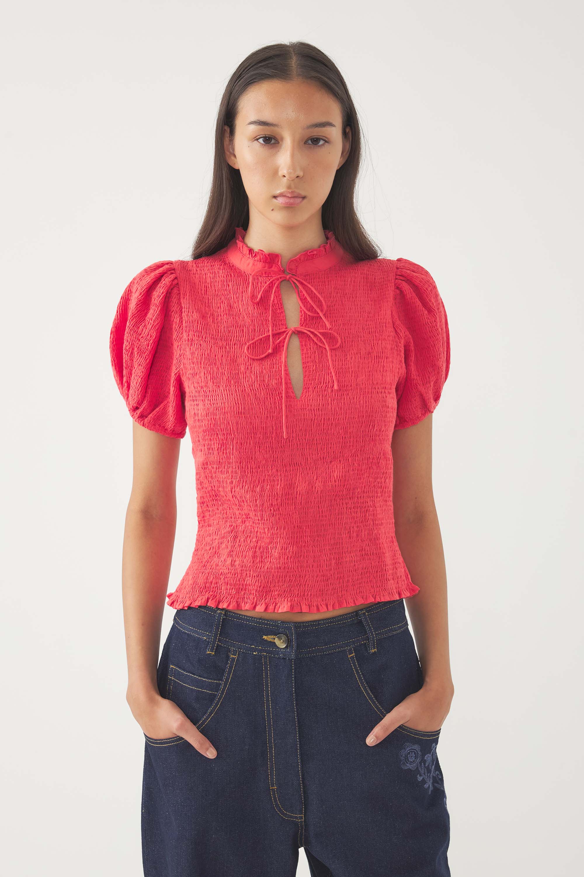 Blouse smockée Angelo