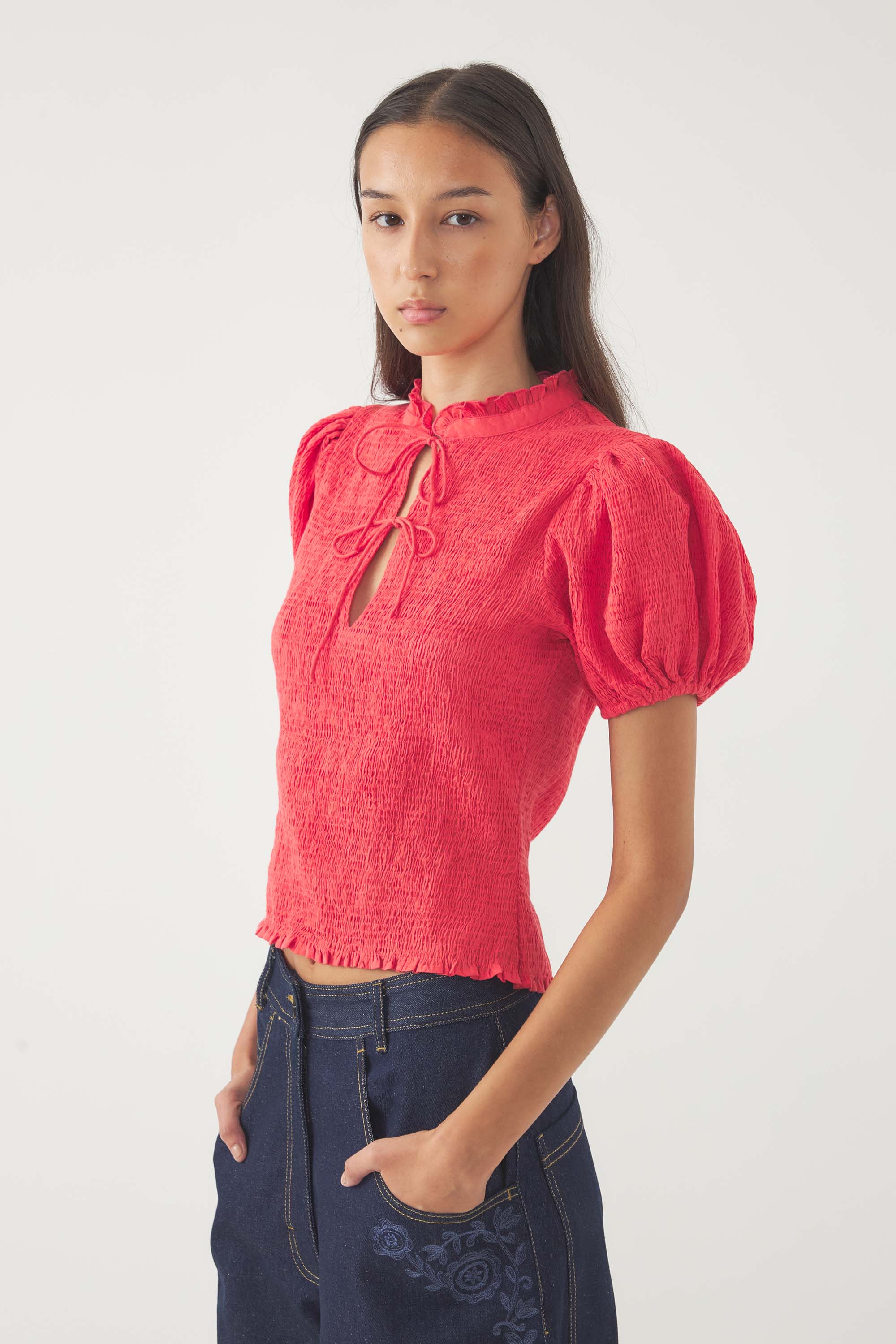 Blouse smockée Angelo