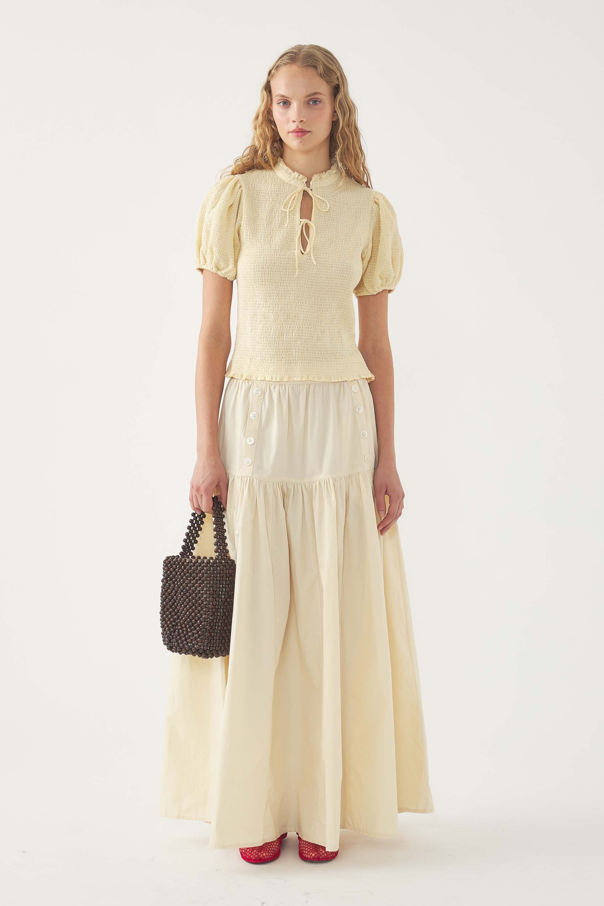 Blouse smockée Angelo