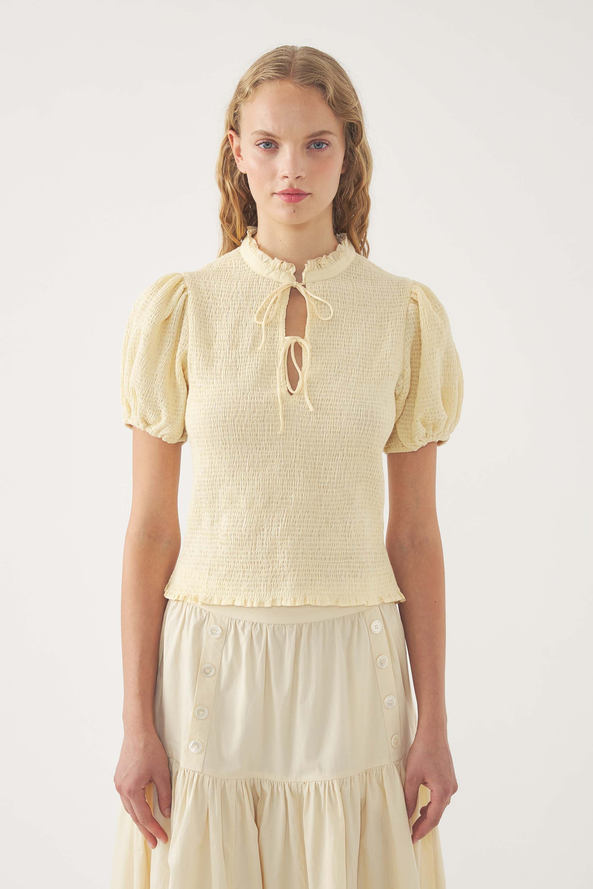 Blouse smockée Angelo