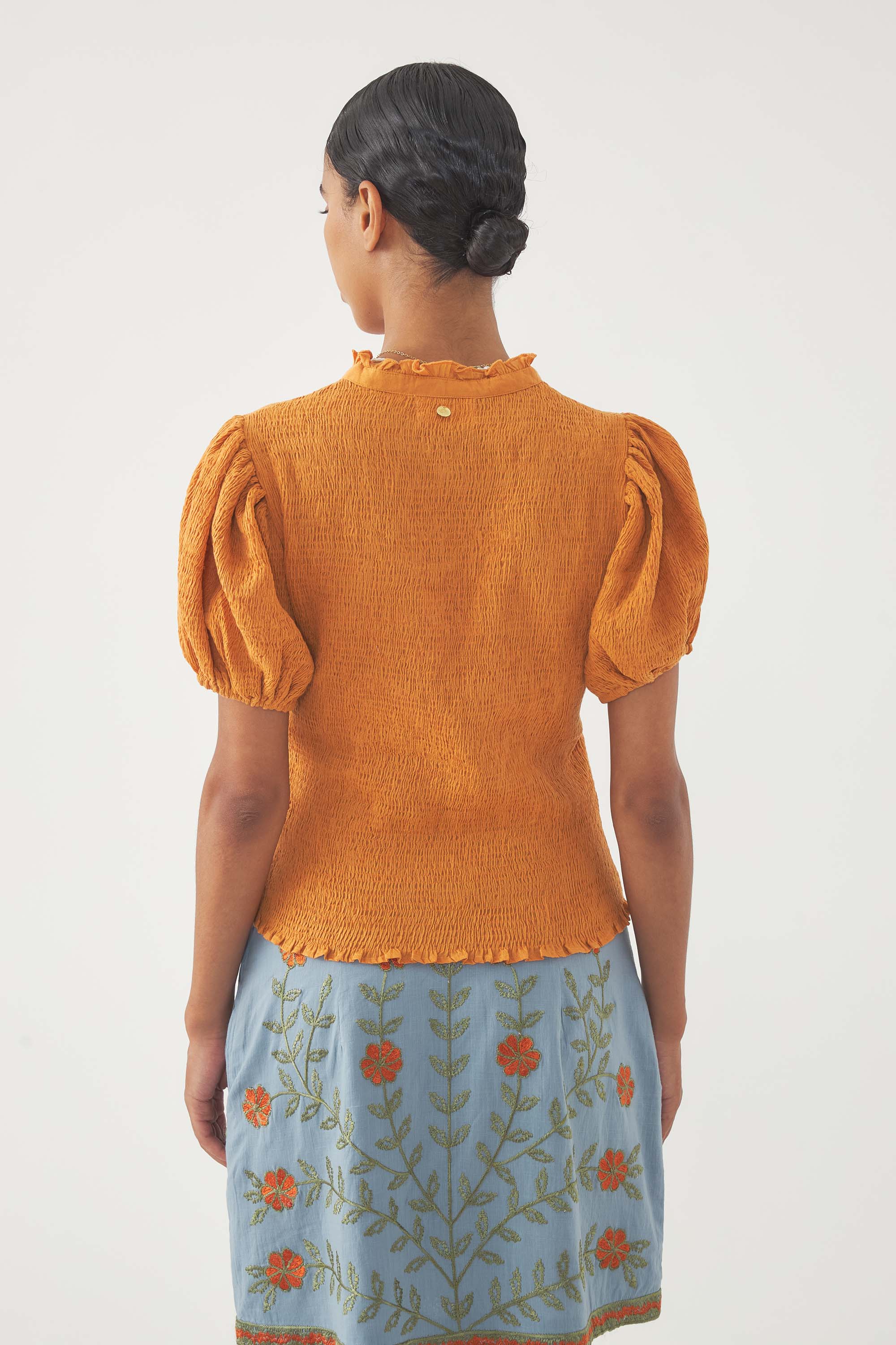 Blouse smockée Angelo