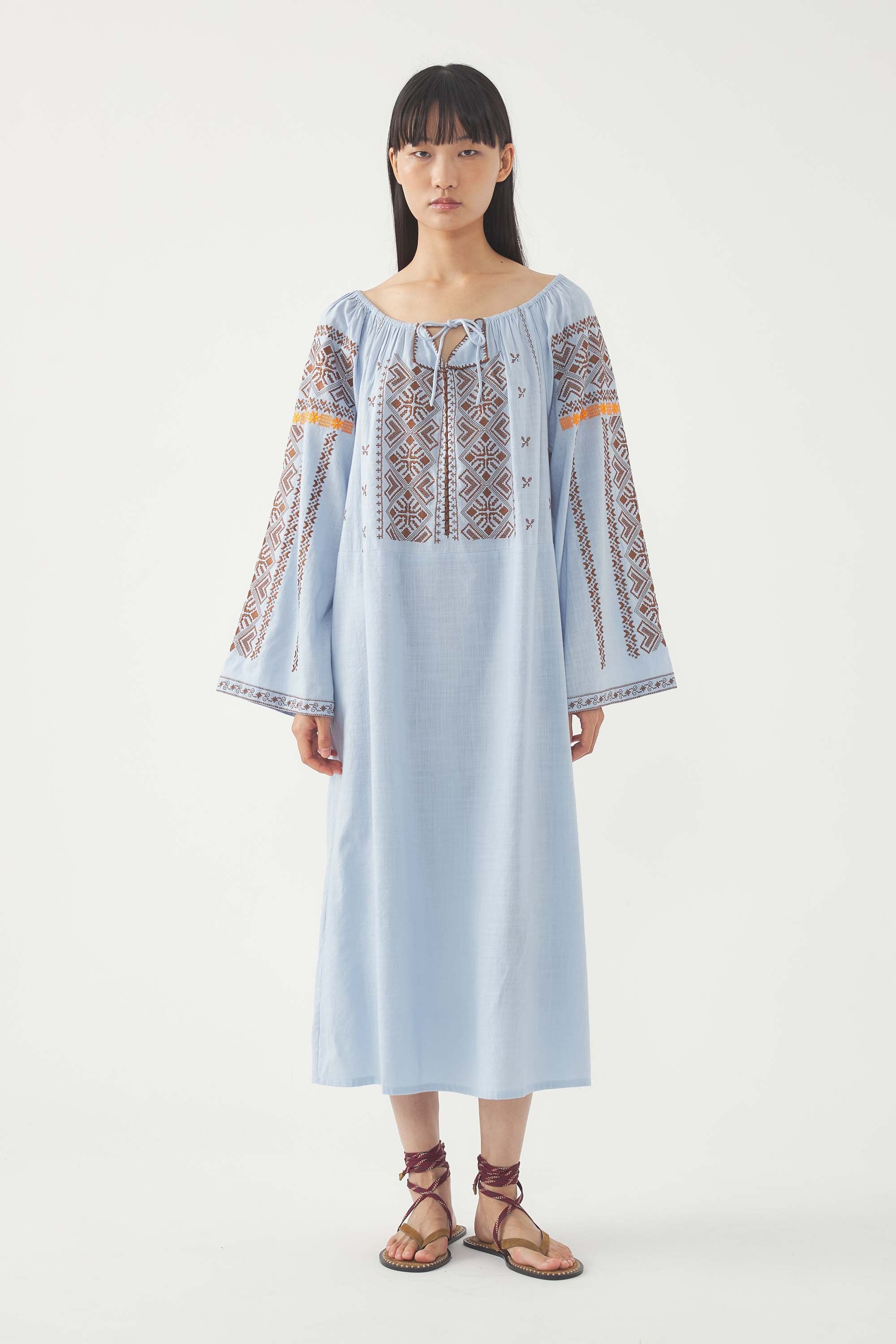 Robe brodée Edna