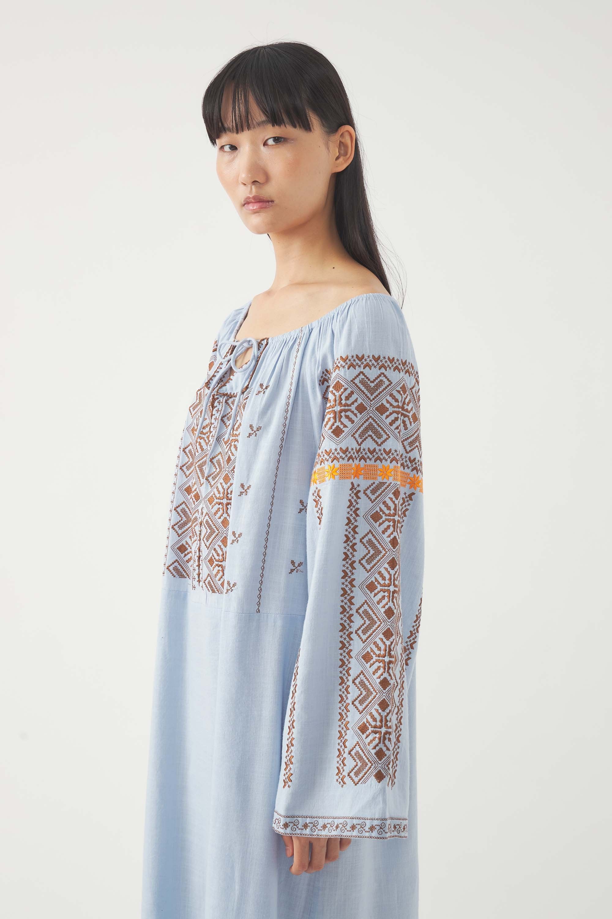 Robe brodée Edna