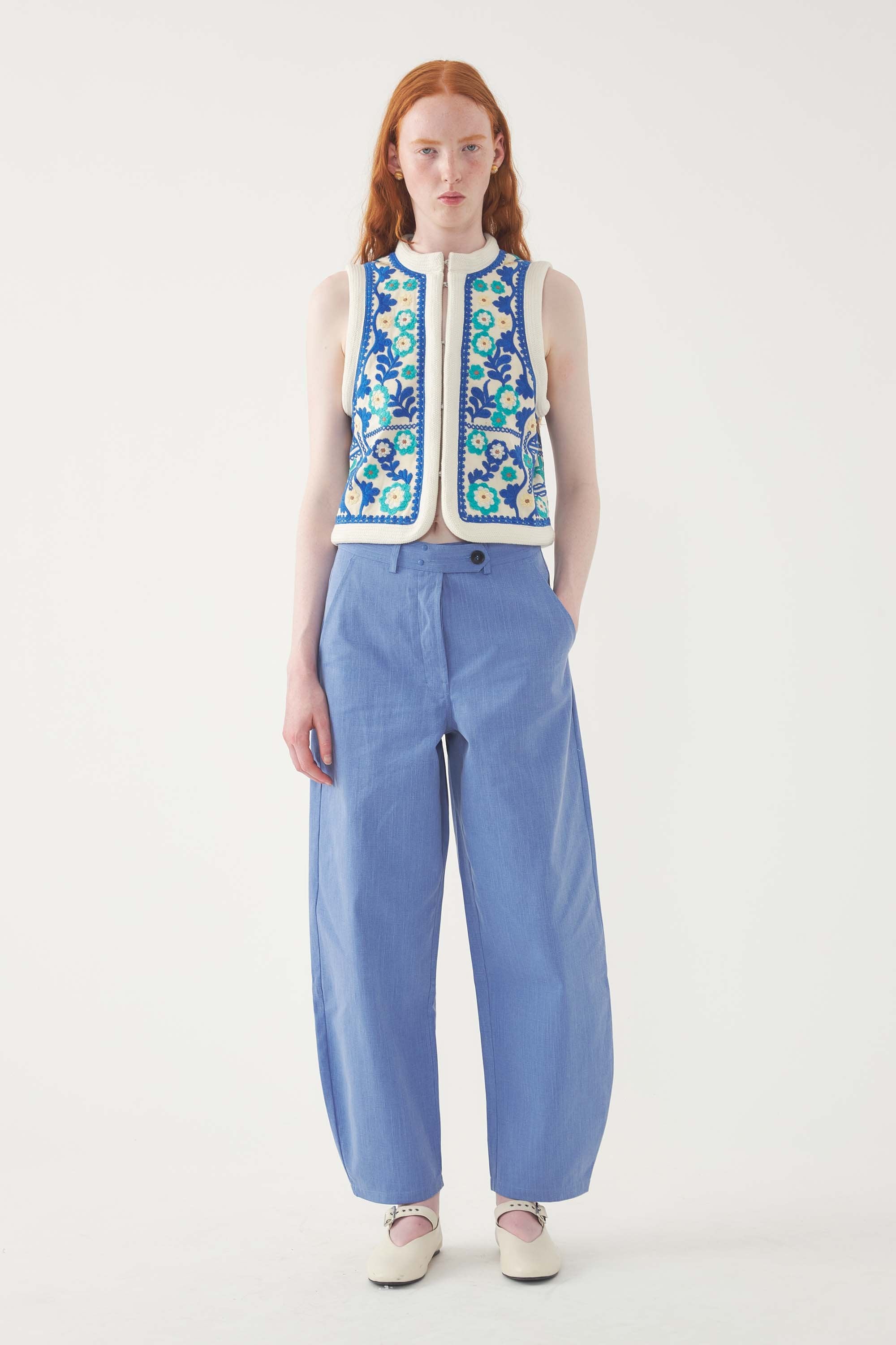 Gilet brodé Ossie