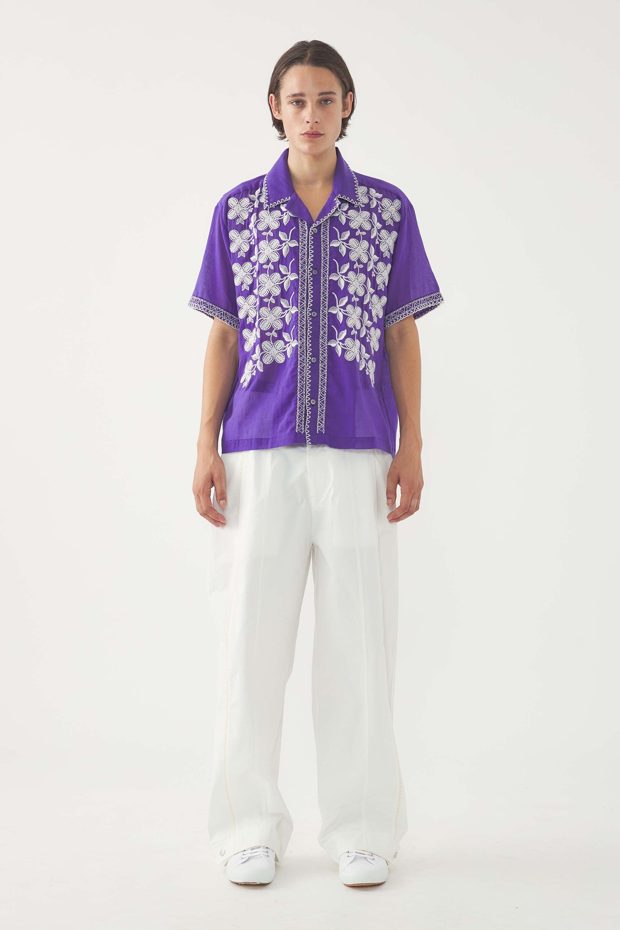 Chemise brodée Suzane
