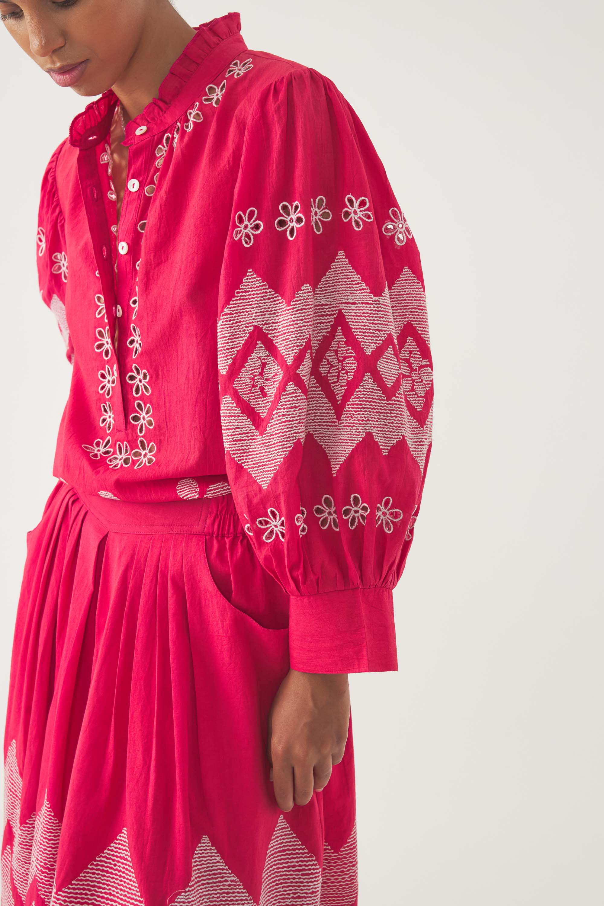 Blouse brodée Tolede