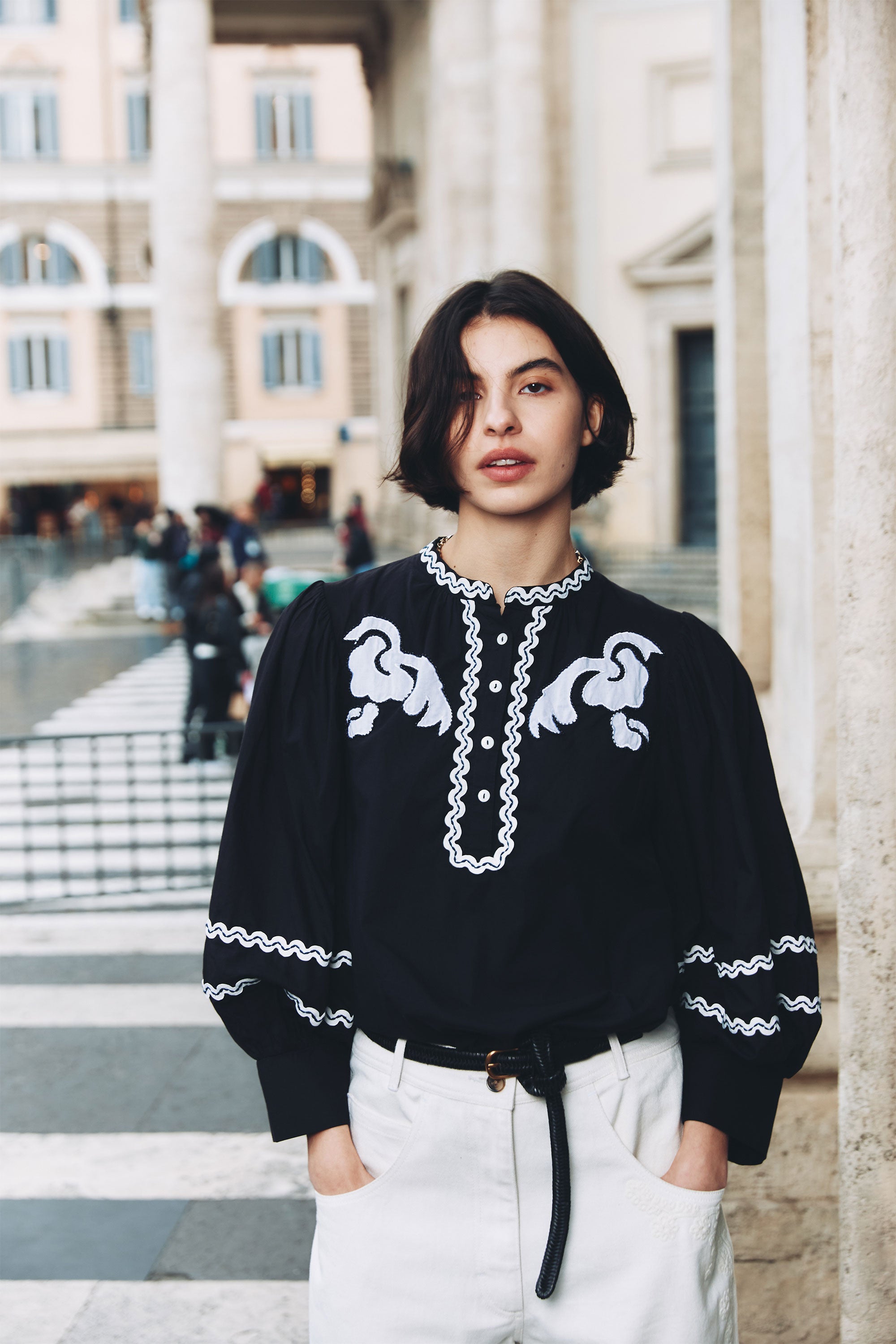 Blouse brodée Dalli