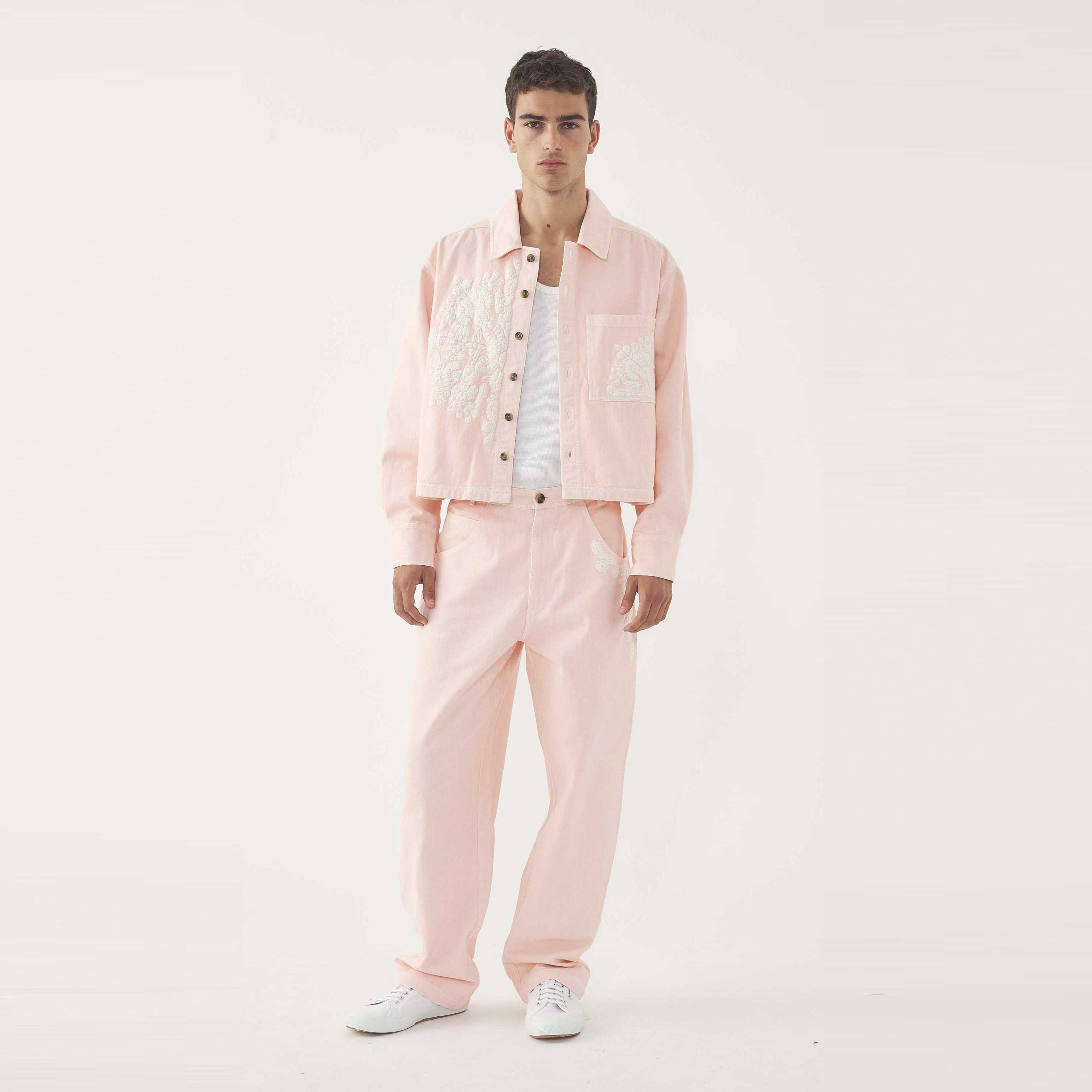 Pantalon brodé Adonis 