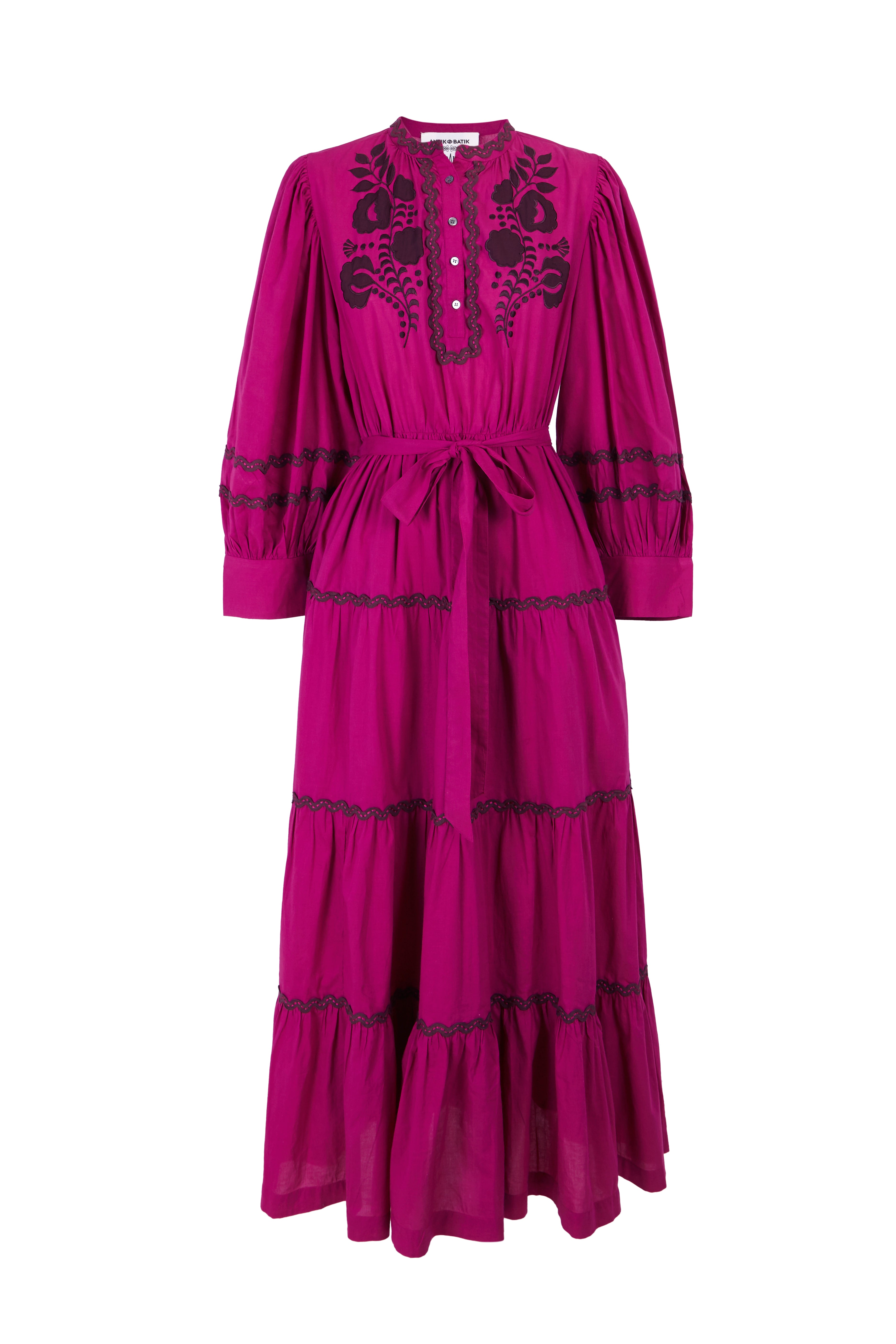 Embroidered long dress Colette