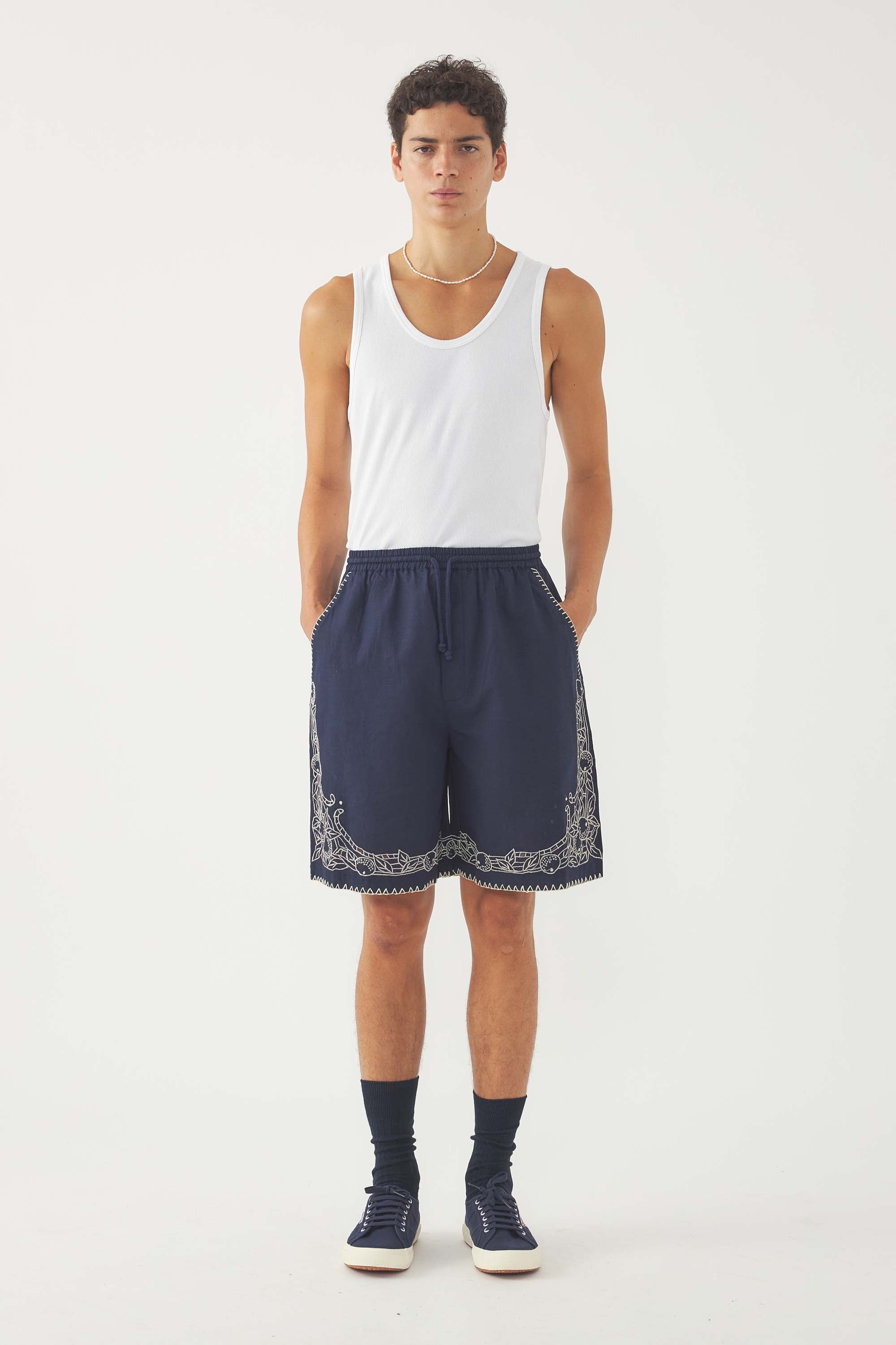 Short brodé Dylan