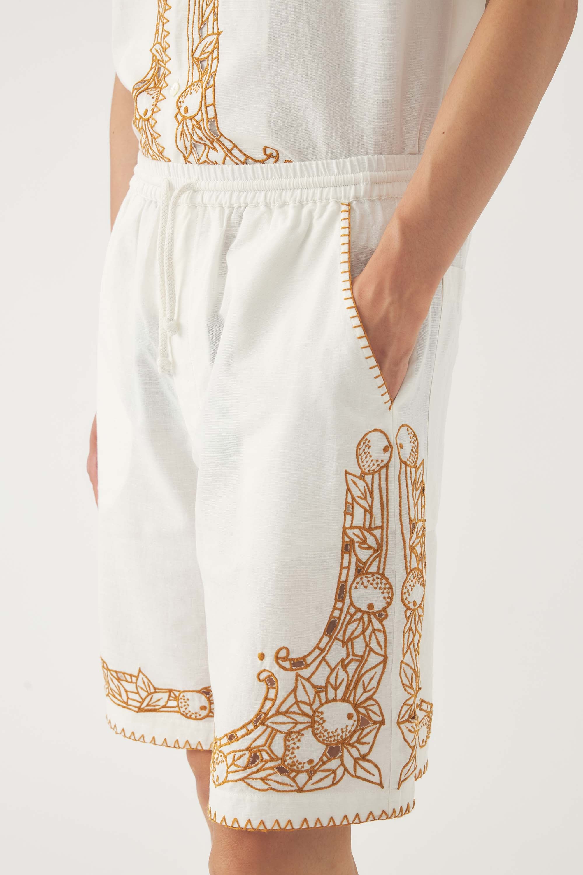 Short brodé Dylan