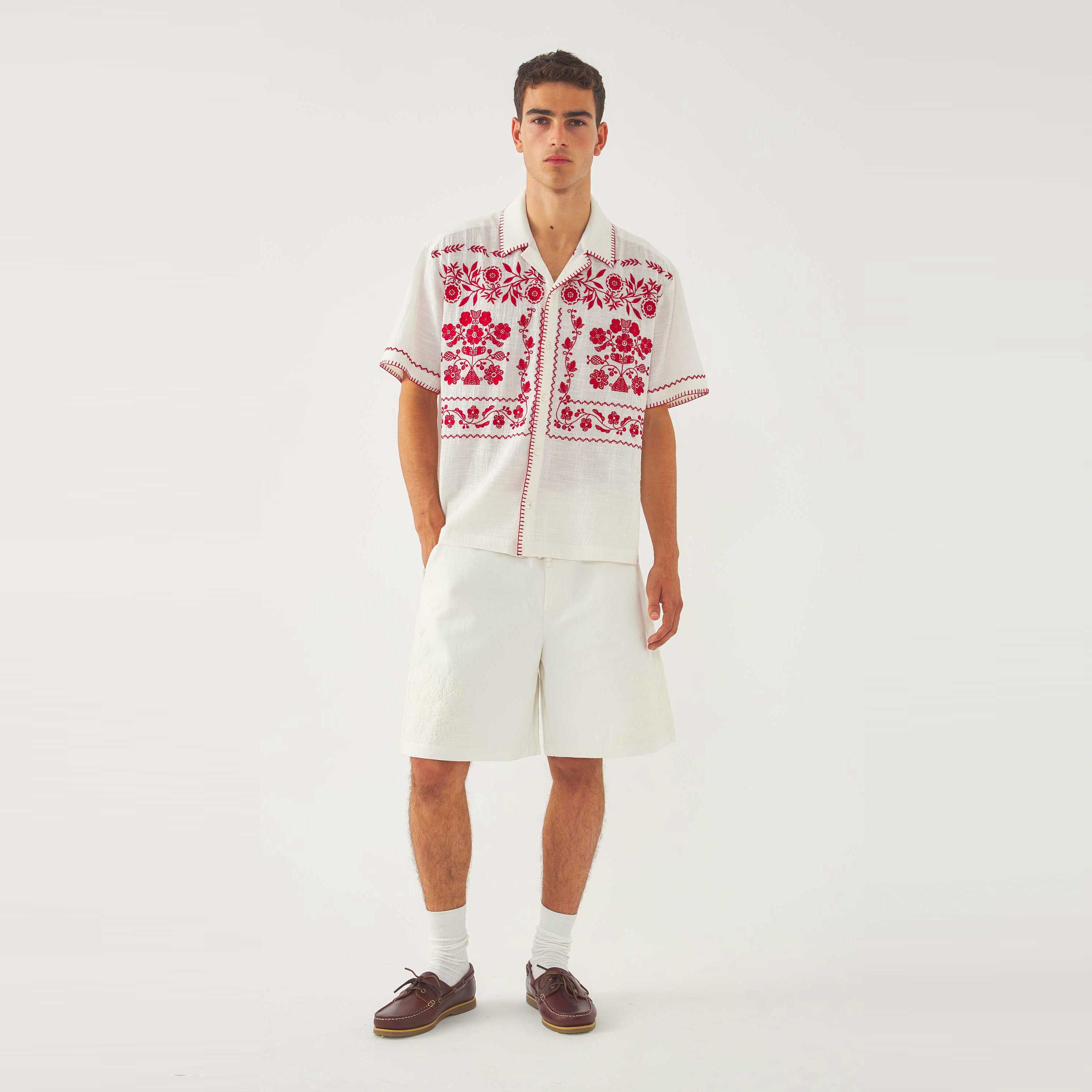 Chemise brodée Mamie 