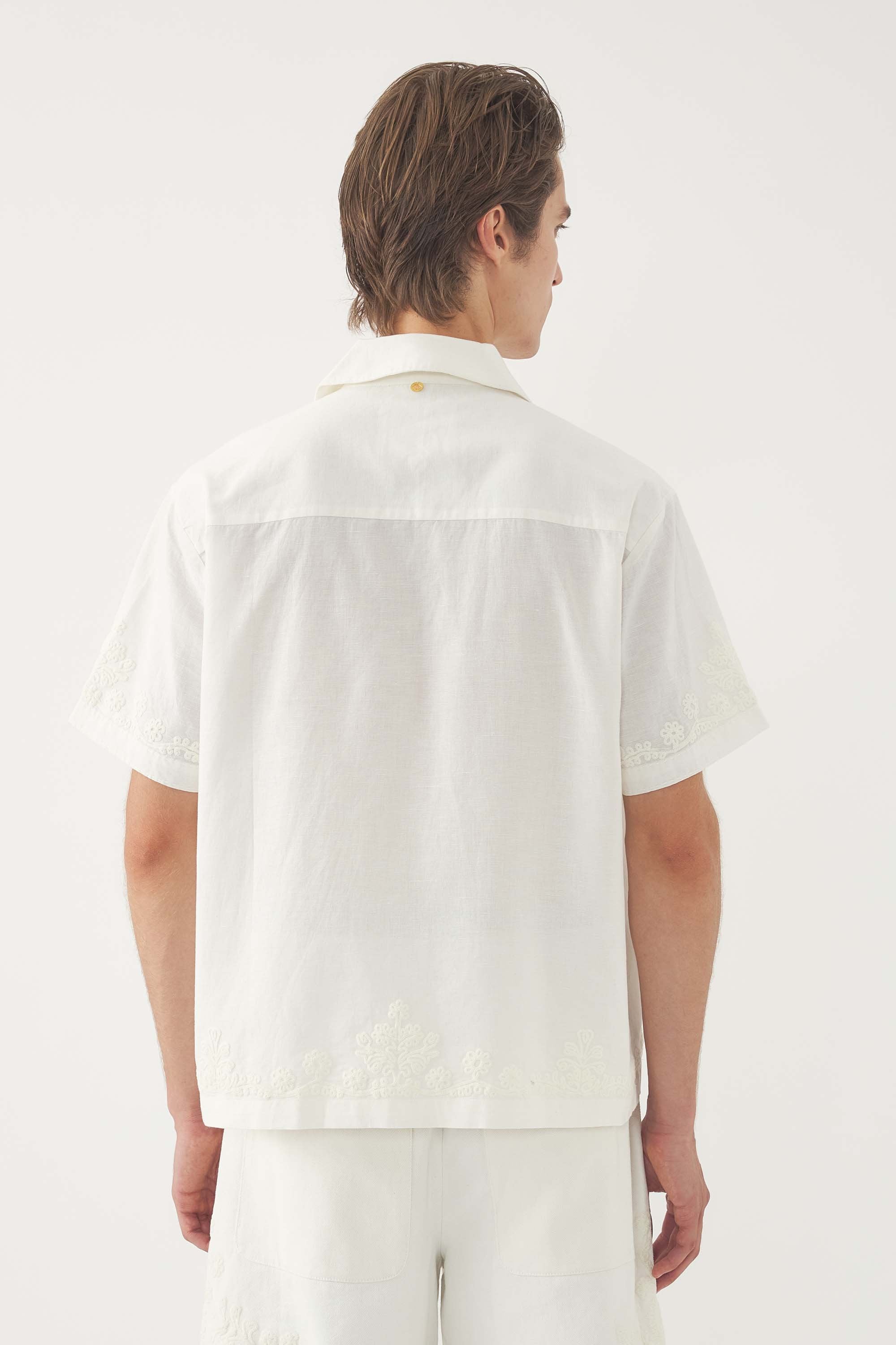 Chemise brodée Adonis