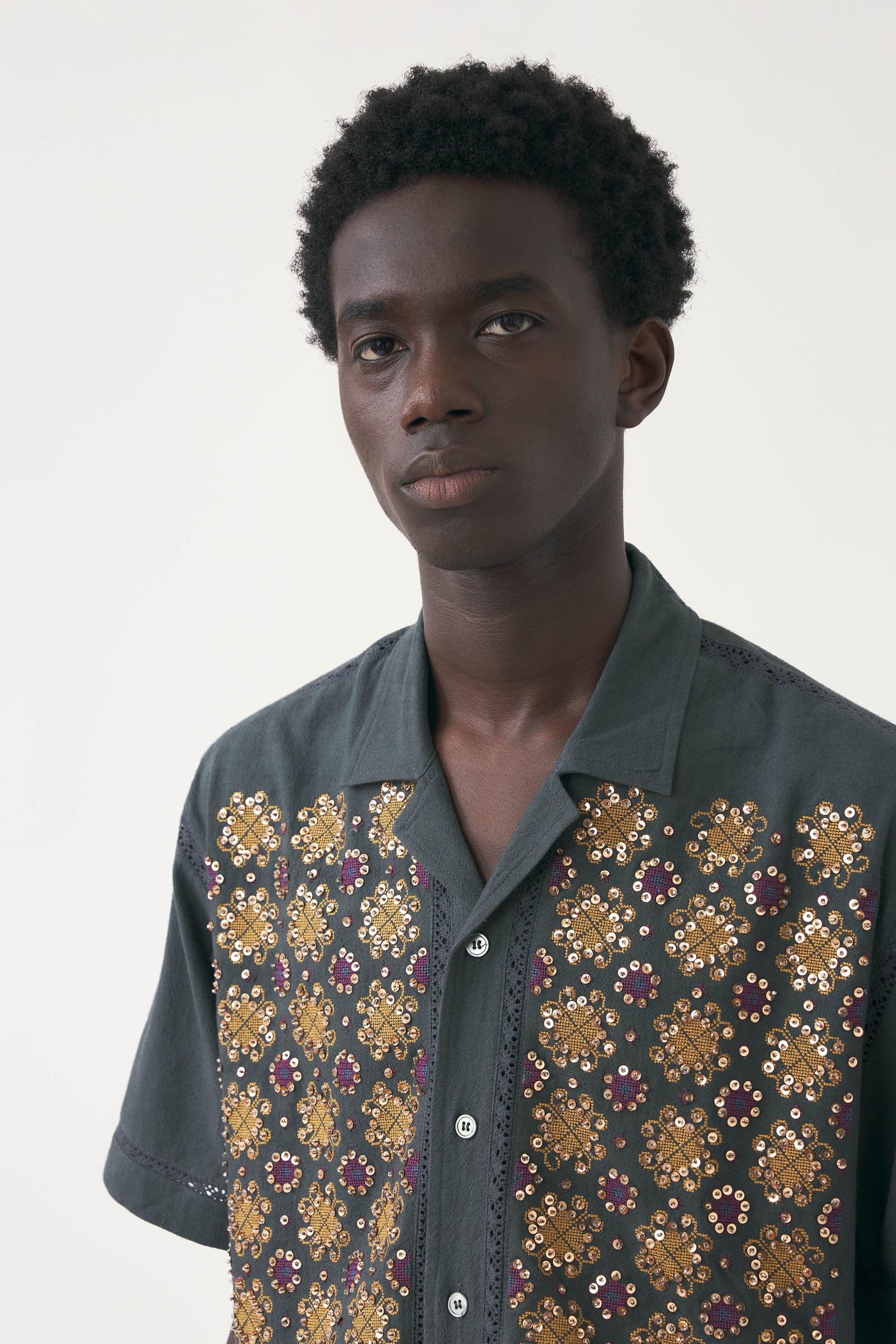 Chemise brodée Jonathan