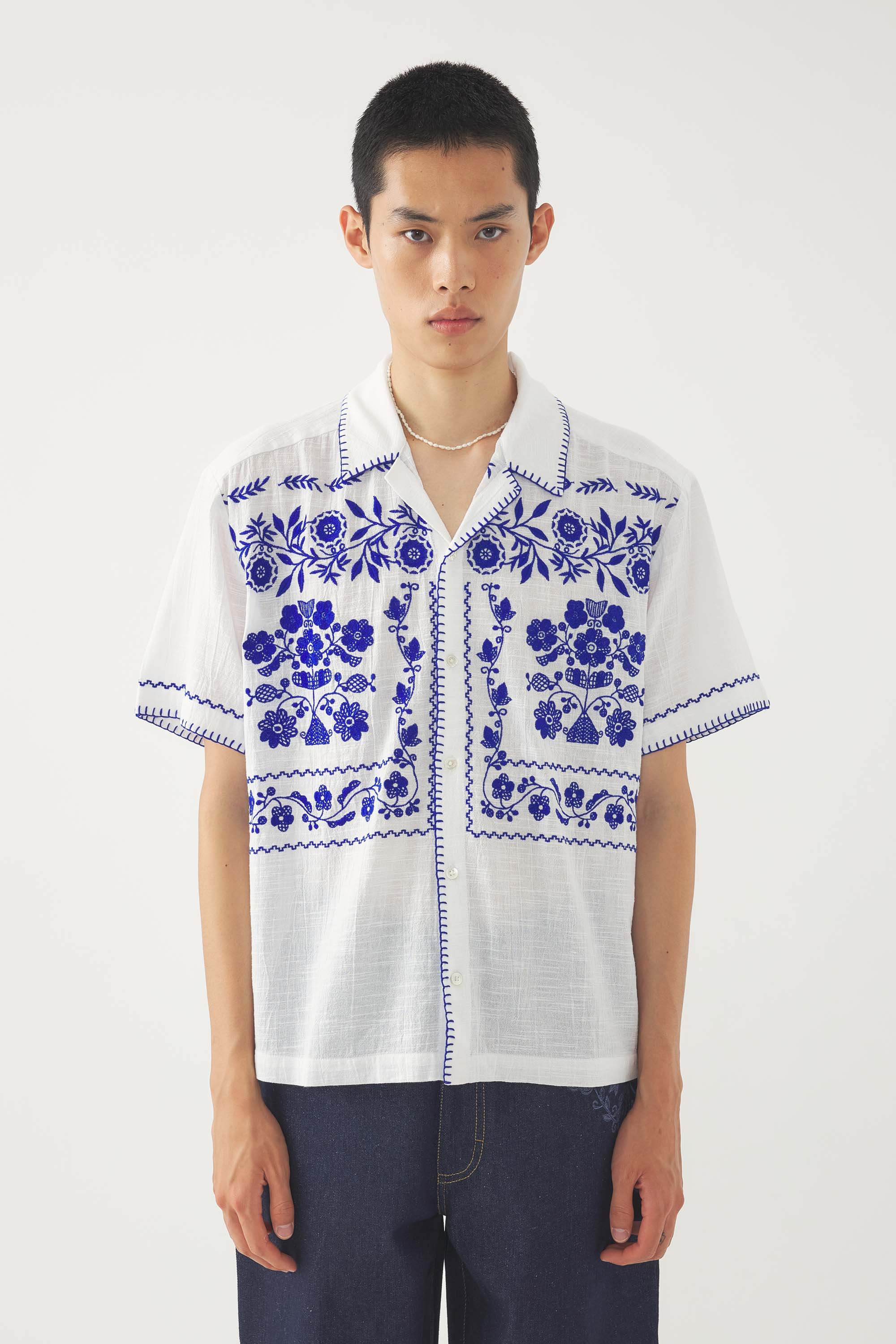 Chemise brodée Mamie 