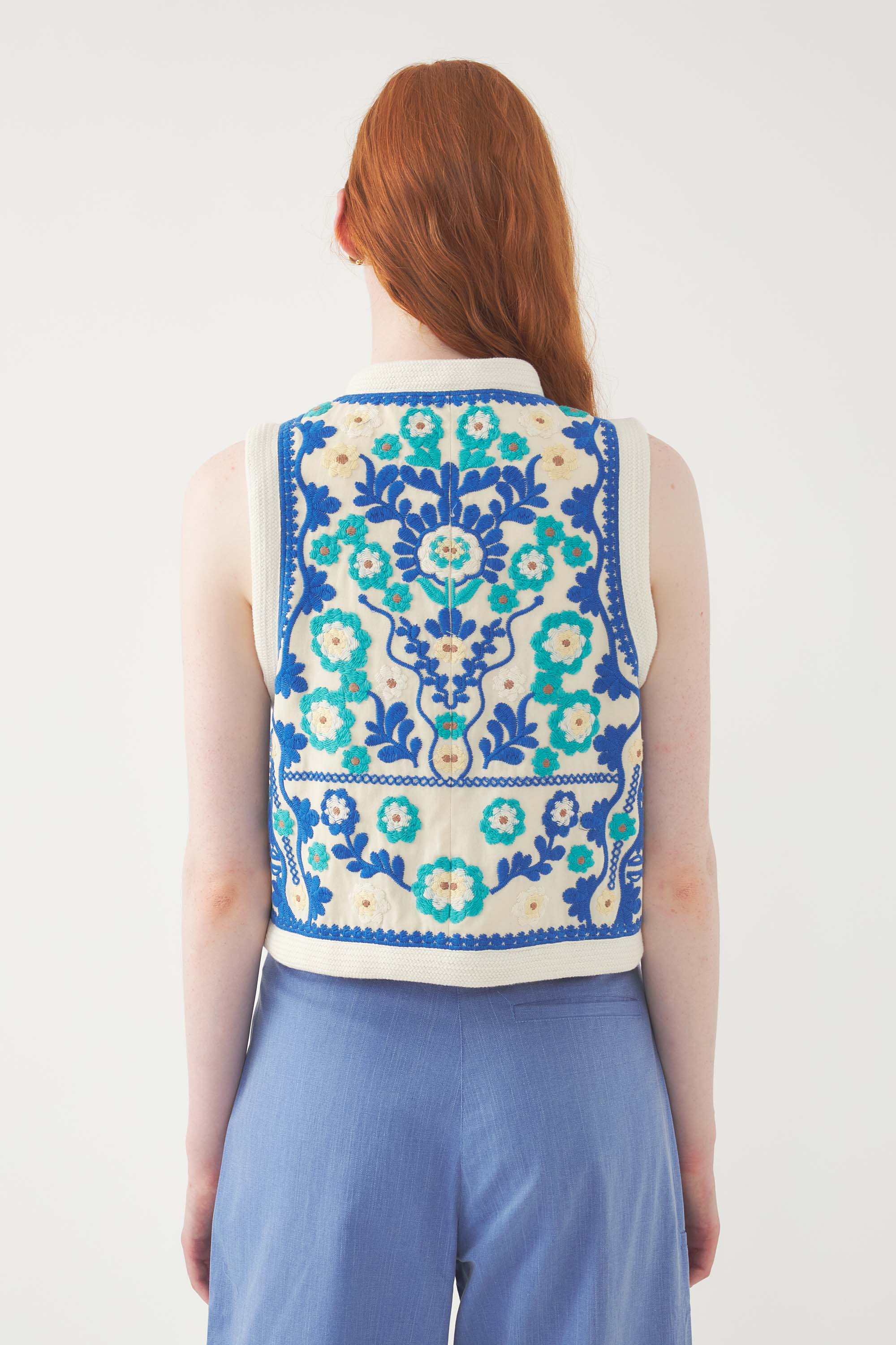 Gilet brodé Ossie
