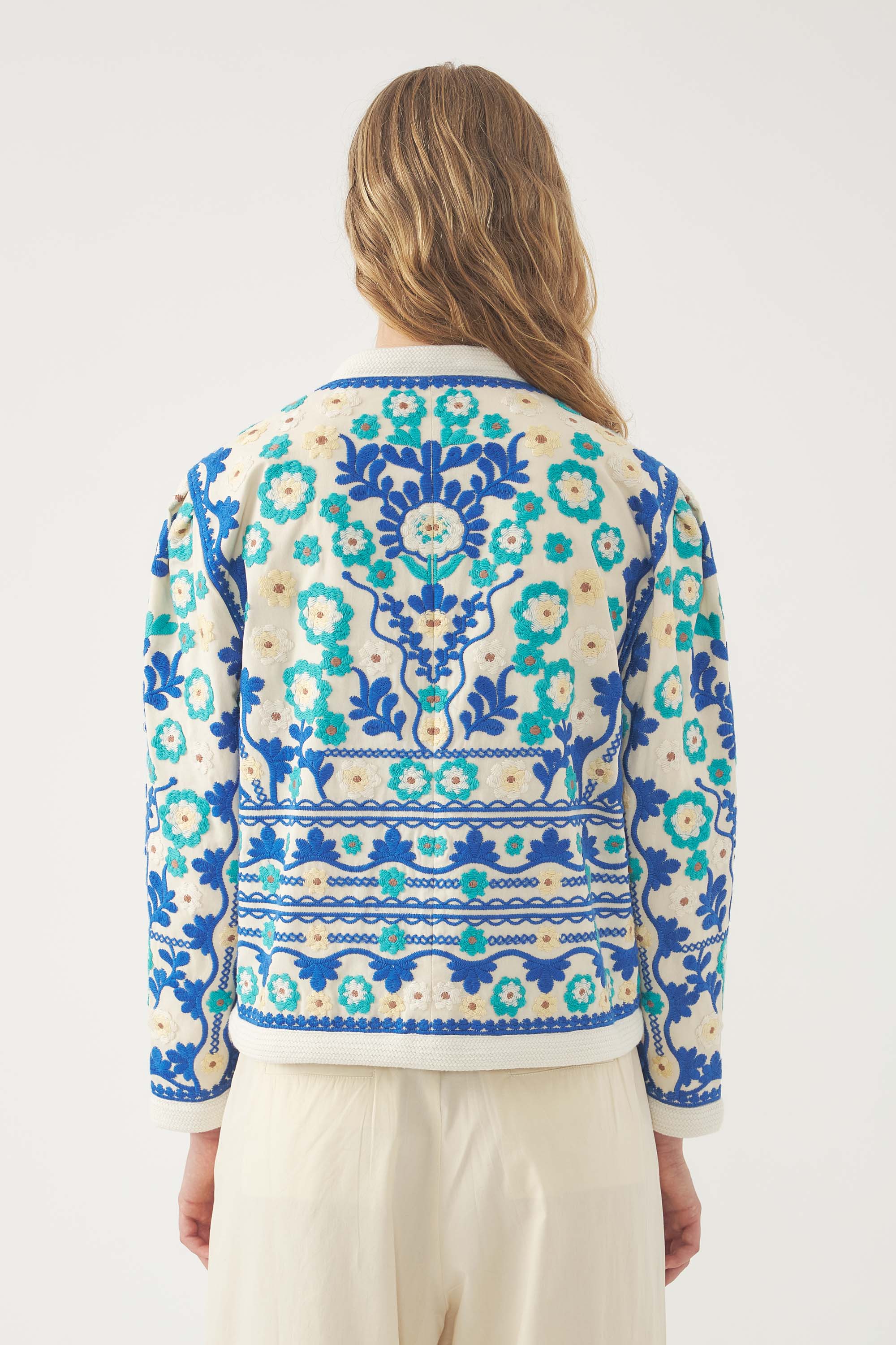 Veste brodée Ossie
