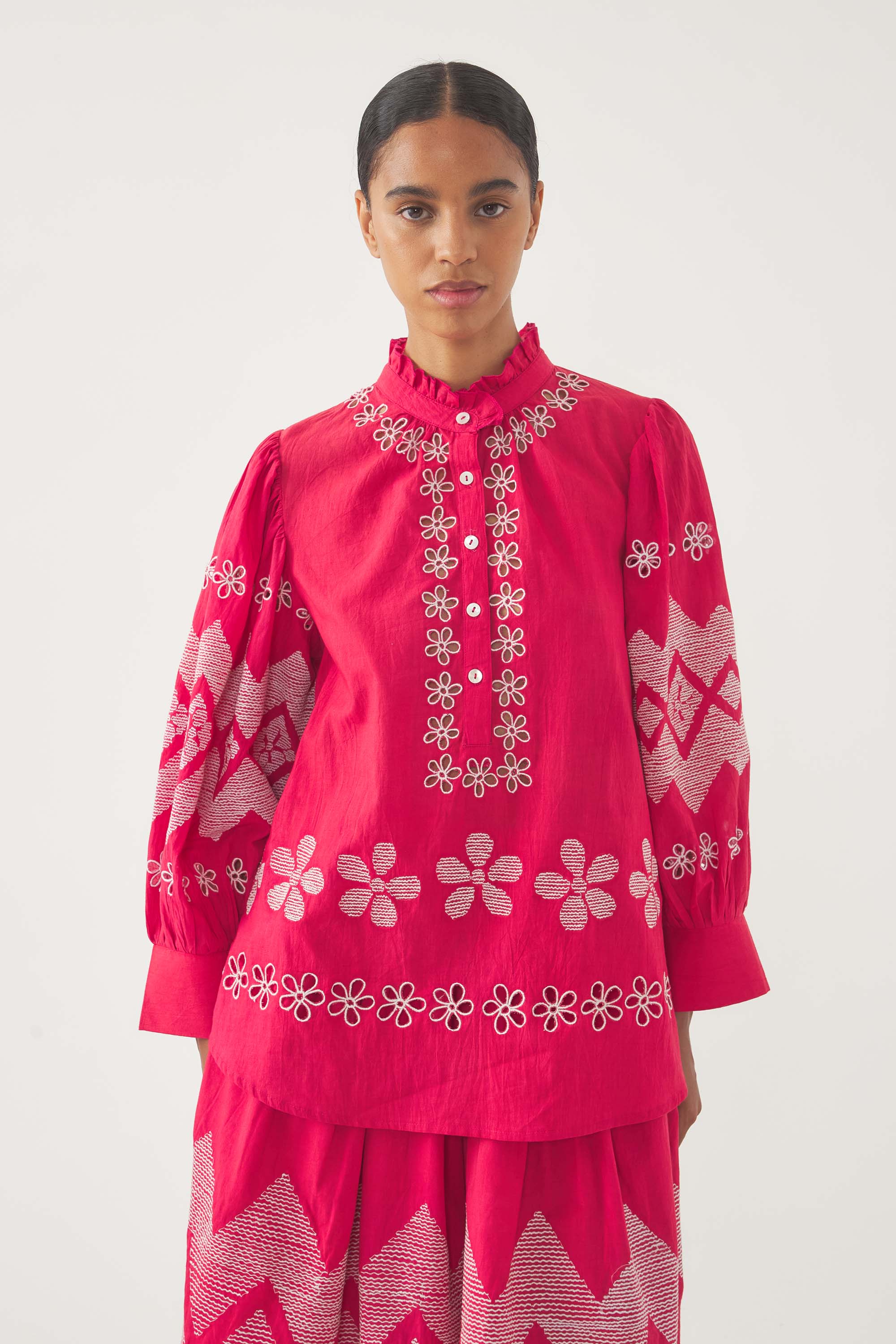 Blouse brodée Tolede